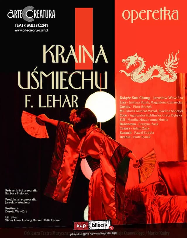 Kraina uśmiechu F. Lehar operetka - Arte Creatura Teatr Muzyczny