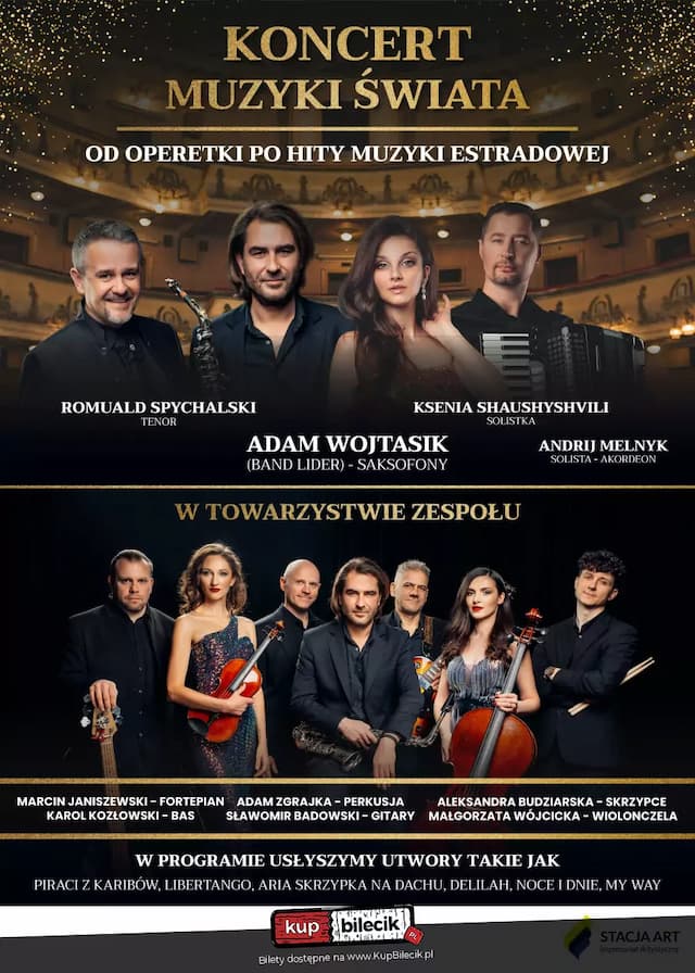 Koncert Muzyki Świata - Od Operetki po Hity Muzyki Estradowej