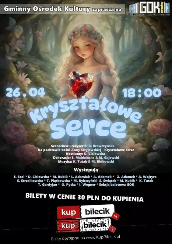 Spektakl "Kryształowe serce"