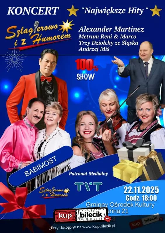 Koncert Śląskich Gwiazd - Szlagierowo i z Humorem
