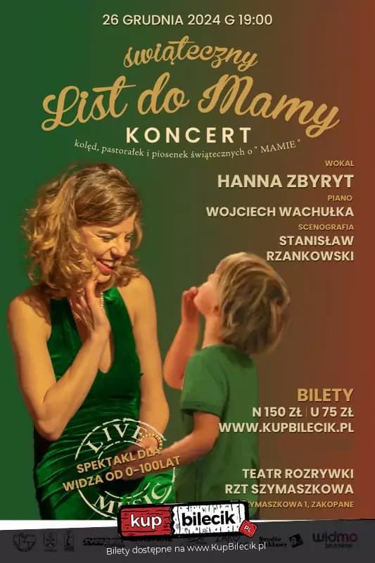 Świąteczny list do Mamy